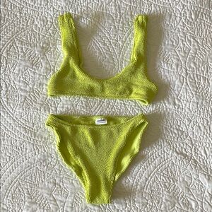(sold on depop) Eva Standard Waist Two-Piece - Yuzu, Stretch I